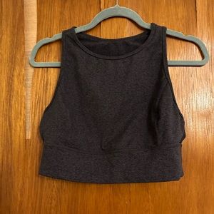 Joy Lab Longline Sports Bra - Charcoal